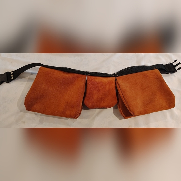 Fuller Leather Tan Tool Belt for Men o/s Work Bag - Picture 15 of 16